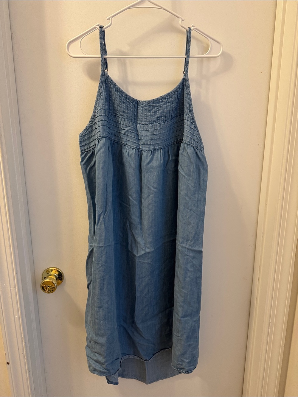 Knox Rose Light Blue Chambray Dress